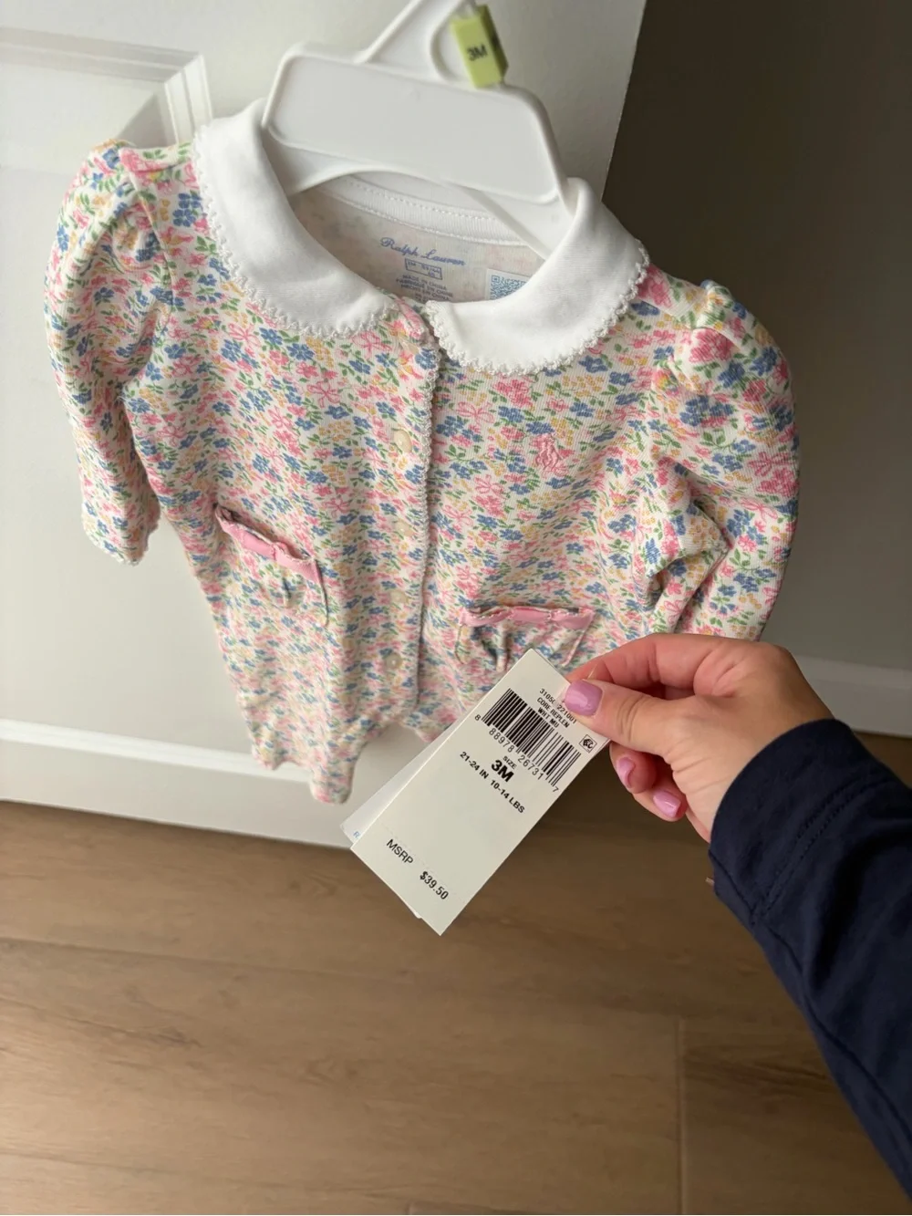Ralph Lauren Floral One-Piece Coverall NWT